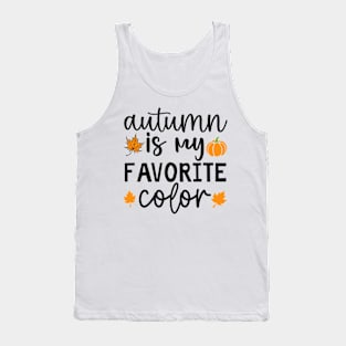 Autumn is my favorite color Tank Top
